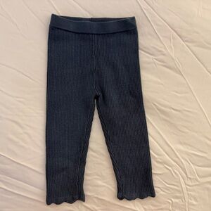 Rylee + Cru Cozy Navy Blue Kids Leggings NWOT 3-6 mo